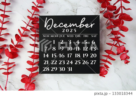 December 2025 annual monthly desk calendar for planning and management December 2025 annual monthly desk calendar for planning and management 133018344