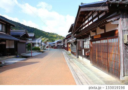 熊川宿　宿場町　若狭鯖街道熊川宿　鯖街道　若狭　福井県若狭町熊川　福井県三方上中郡　旧鯖街道　 133019198