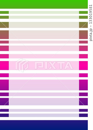 ボーダー模様　フレーム　ホワイトスペース　グラデーション 133019581