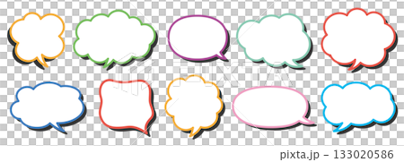 A simple speech bubble pack that makes your design stand out! A simple speech bubble pack that makes your design stand out! 133020586