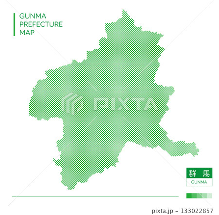群馬県地図・Gunma(ドット) 群馬県地図・Gunma(ドット) 133022857