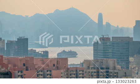 Nov 2 2025 Urban Air Pollution Over City Skyline Hong Kong 133023263