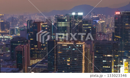 Nov 2 2025 Night view of Kwun Tong industrial buildings zone Nov 2 2025 Night view of Kwun Tong industrial buildings zone 133023346