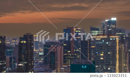 Nov 2 2025 Kwun Tong Night Office Buildings In Hong Kong Nov 2 2025 Kwun Tong Night Office Buildings In Hong Kong 133023351