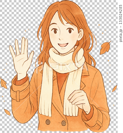 一幅線條柔和的插圖 133024285