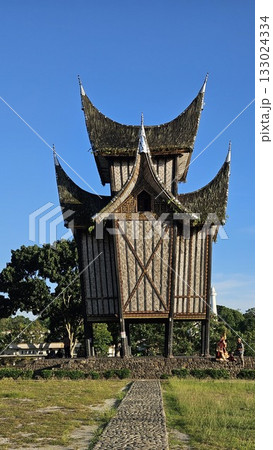 This is traditional house name Rumah Gadang Pagaruyung This is traditional house name Rumah Gadang Pagaruyung 133024334