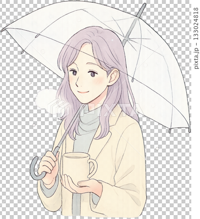 一幅線條柔和的插圖 133024818