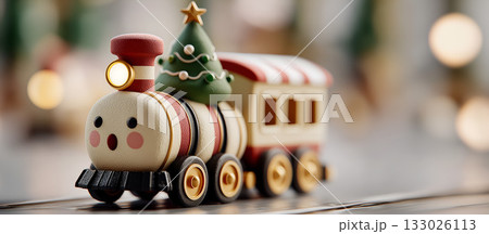 Delightful and Whimsical Christmas Train Ornament Perfect for Holiday Home Decor and Cheer 133026113
