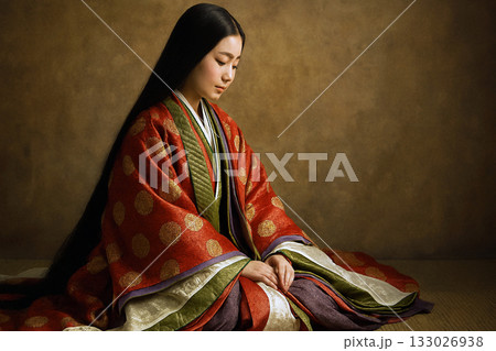 平安時代風の女性 平安時代風の女性 133026938