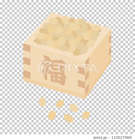 Setsubun beans in a masu 133027060