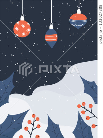 Christmas card design 133027888