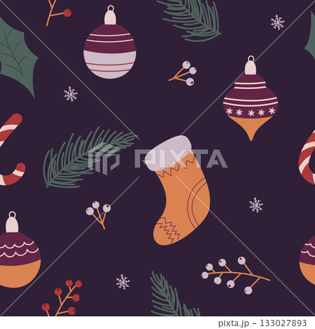 merry christmas pattern 133027893