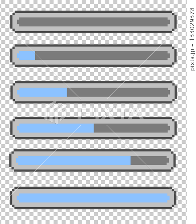 Meter pixel art_blue 133029378
