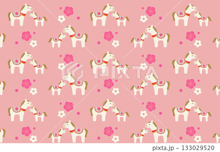 馬の背景イラスト 133029520