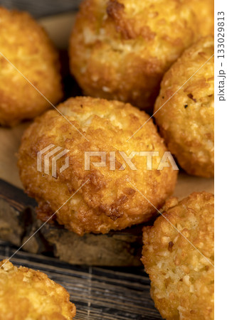 sweet cookies with coconut are on the table, a group of sweet and delicious freshly made cookies for a tea party sweet cookies with coconut are on the table, a group of sweet and delicious freshly made cookies for a tea party 133029813