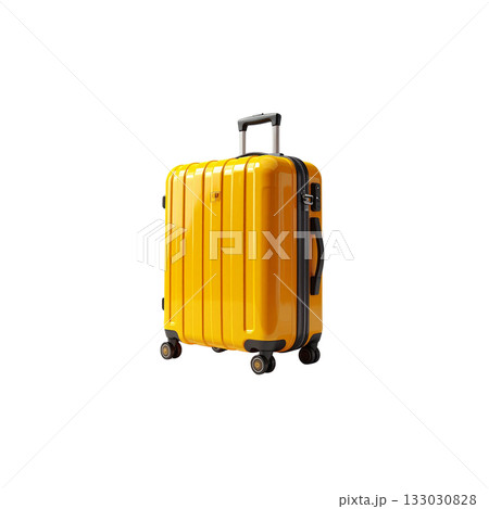 Red suitcase isolated on white background Red suitcase isolated on white background 133030828
