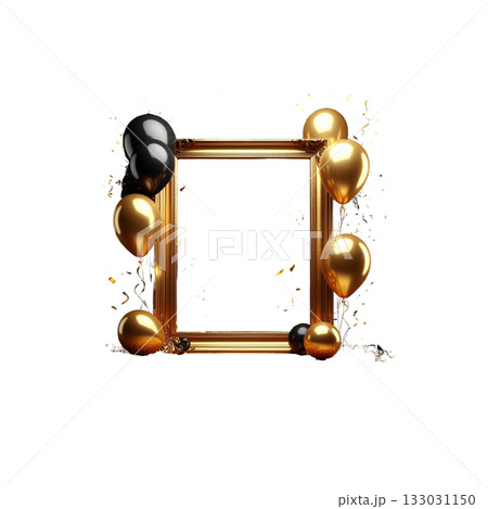 vector golden shiny glowing star with text 133031150