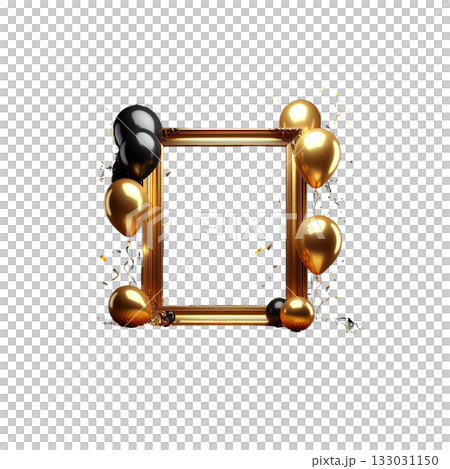 vector golden shiny glowing star with text 133031150