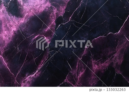 Elegant Marble Surface Featuring Rich Dark Plum Veins and Delicate Patterns Generative AI 133032263