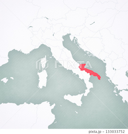 Map of Italy - Apulia 133033752