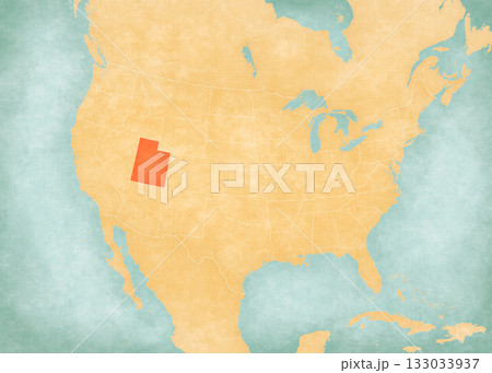 Map of United States of America - Utah 133033937