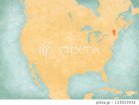Map of United States of America - Vermont 133033938