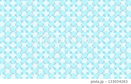 四角形を五角形と三角形に分けた水色の幾何学模様 133034263