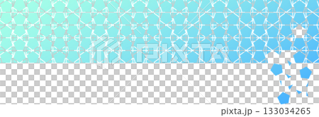 一面橫幅,呈藍色和淺藍色漸變色,上面有五邊形和三角形的碎片。 一面橫幅,呈藍色和淺藍色漸變色,上面有五邊形和三角形的碎片。 133034265