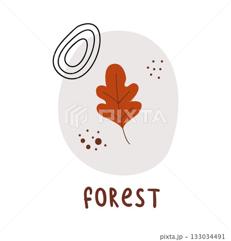 Cute Poster in Scandinavian Style for Kids Room Vector Illustration Cute Poster in Scandinavian Style for Kids Room Vector Illustration 133034491