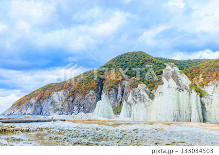 秋の仏ヶ浦　青森県下北郡 133034503