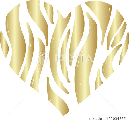 Heart line pattern gold color Heart line pattern gold color 133034825