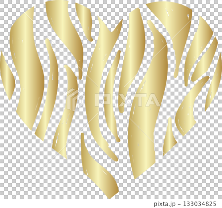 Heart line pattern gold color Heart line pattern gold color 133034825