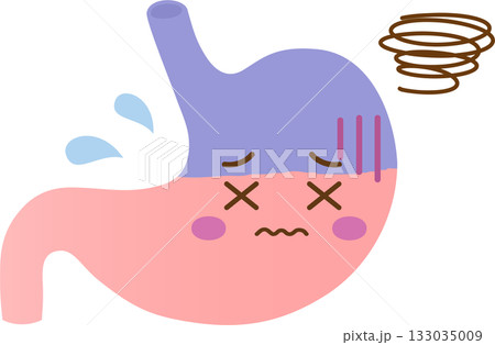 つらそうな胃 つらそうな胃 133035009