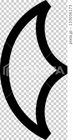 Triangle line bold. Geometric graphic element Triangle line bold. Geometric graphic element 133036173