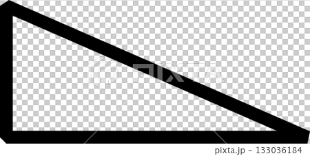 Triangle line bold. Geometric graphic element 133036184