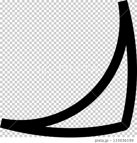 Triangle line bold. Geometric graphic element 133036199