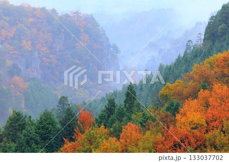 秋の耶馬溪 133037702