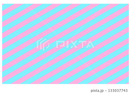 ピンクとブルーのパステルストライプ背景 133037743