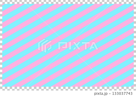 ピンクとブルーのパステルストライプ背景 133037743