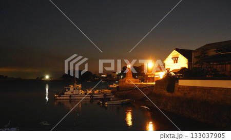 鞆の浦 灯りの点る常夜燈 鞆の浦 灯りの点る常夜燈 133037905