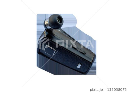Sport Bluetooth headset with noise reduction and call vibration. High quality photo Sport Bluetooth headset with noise reduction and call vibration. High quality photo 133038073