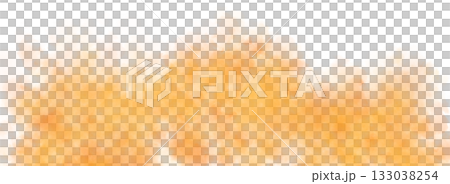 Orange smoke background with realistic warm vibrant tone and transparent backdrop for energetic bright atmospheric compositions 133038254