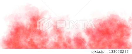Red smoke background with realistic fiery texture and transparent backdrop for dramatic visual compositions and effects 133038255