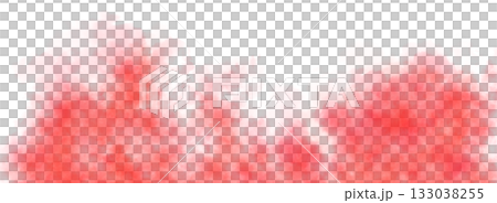 Red smoke background with realistic fiery texture and transparent backdrop for dramatic visual compositions and effects Red smoke background with realistic fiery texture and transparent backdrop for dramatic visual compositions and effects 133038255