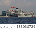 東京国際クルーズターミナルに停泊中のイギリス空母プリンス・オブ・ウェールズ 133038729