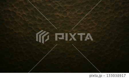 槌目模様のブロンズ調メタルテクスチャ 133038917