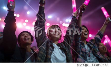 コンサートライブに参加する人々 コンサートライブに参加する人々 133039548