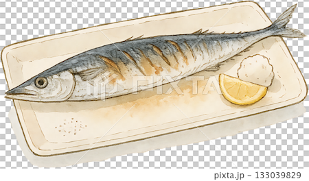 A subtle line drawing illustration 133039829