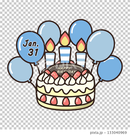 誕生日ケーキ 133040969