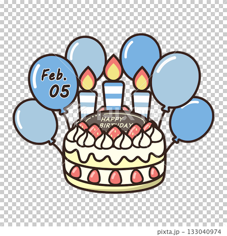 birthday cake	 133040974